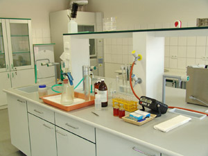 Hydrobiologická laboratoř – pracovní zázemí