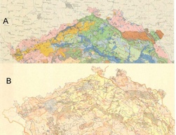 Hydrogeologická rajonizace 1965 – mapa 1 : 500 000